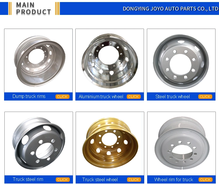 22.5*13double-Sided Polished Wrought Aluminum Magnesium Alloy Pop Wheels, Truck Passenger Cars