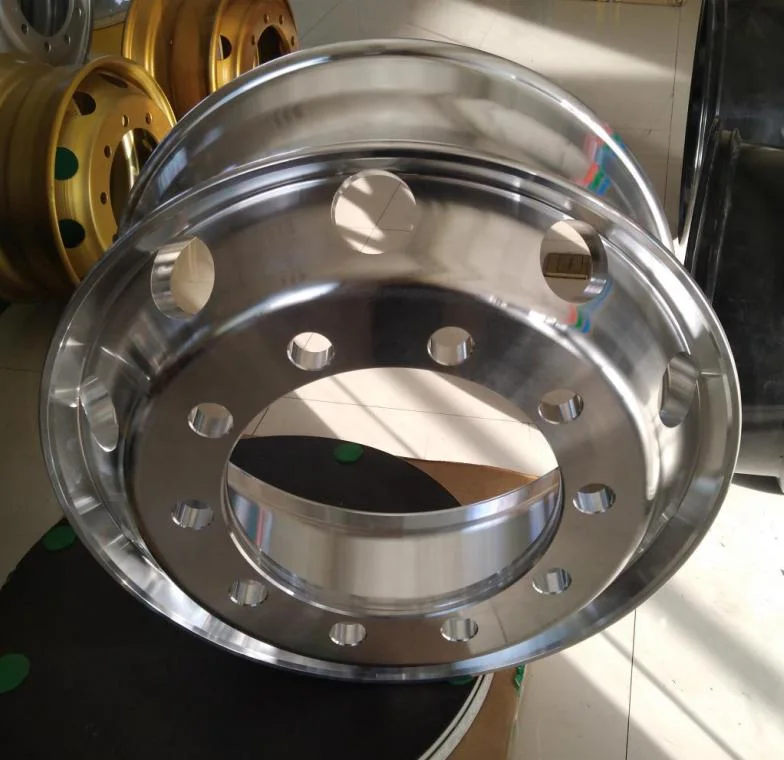 22.5*13double-Sided Polished Wrought Aluminum Magnesium Alloy Pop Wheels, Truck Passenger Cars