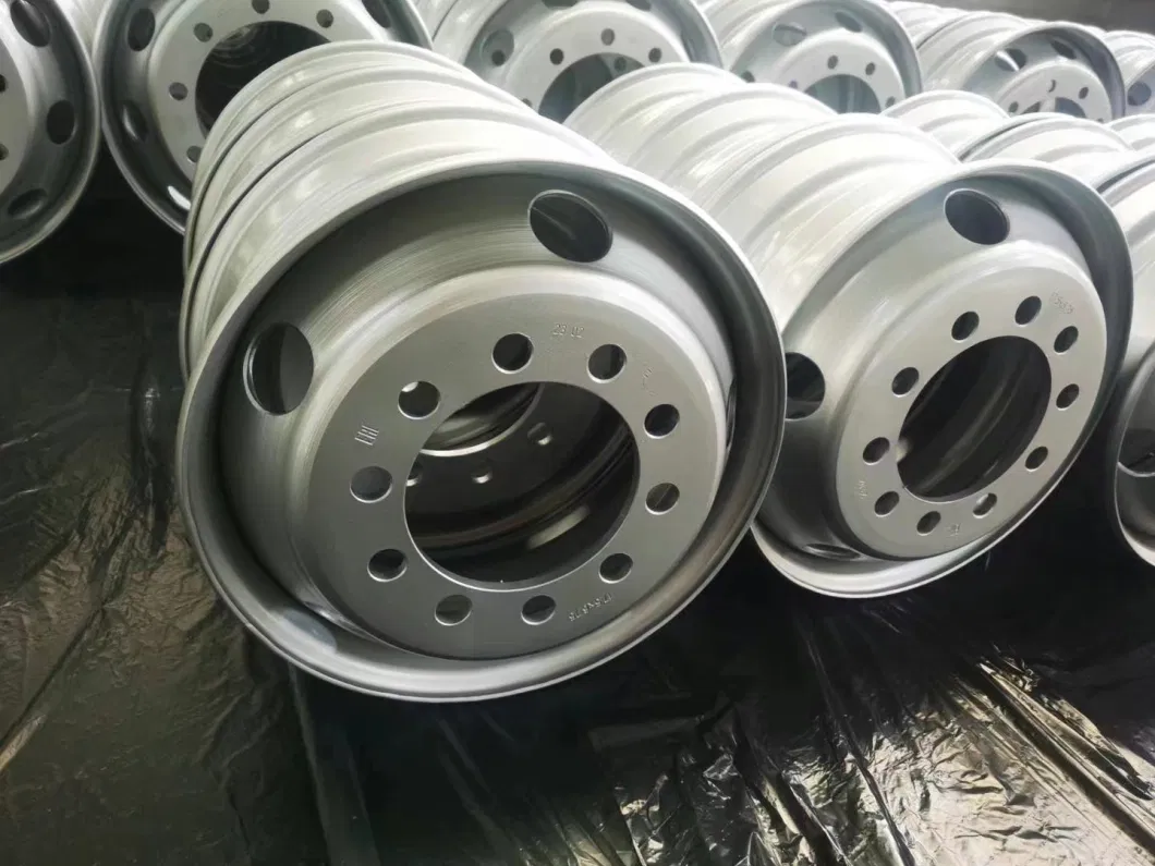 Steel Wheels for Heavy Mining Trucks, General Purpose Tube or Tubeless Tires for Construction Equipment Wheels Tire Rims Steel Wheels