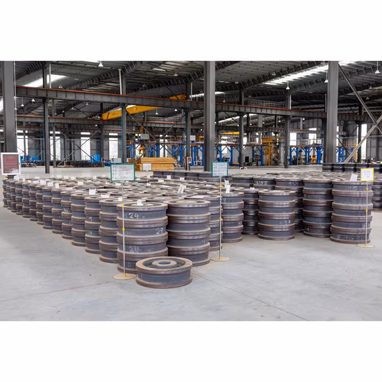 High Precision Wheel Forging Steel Wheels Overhead Crane and Crane Rail Wheel